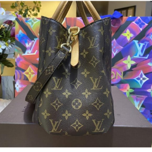 100% Auth Louis Vuitton Montaigne MM Satchel Bag - Picture 2 of 9